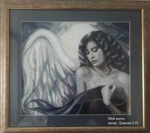 Картина Мой ангел посвящается дочери